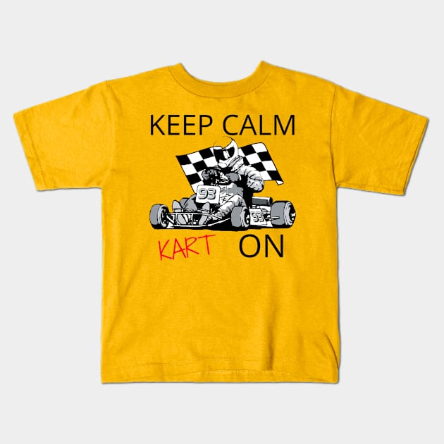 Kart On Kids T-Shirt by Stipper